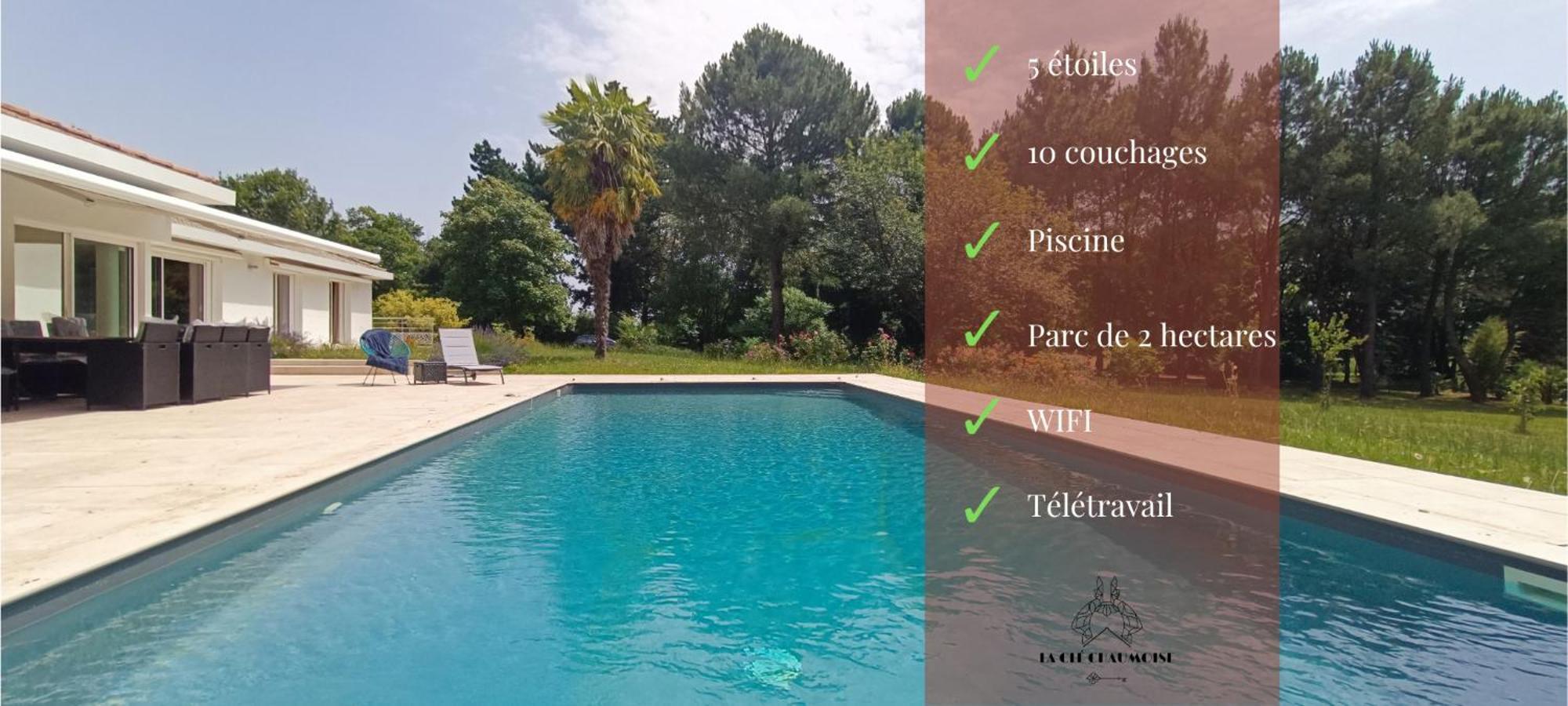 Magnifique Villa 5 Etoiles Avec Piscine Privee Parc 2 Ha La Chaize-le-Vicomte Exterior photo